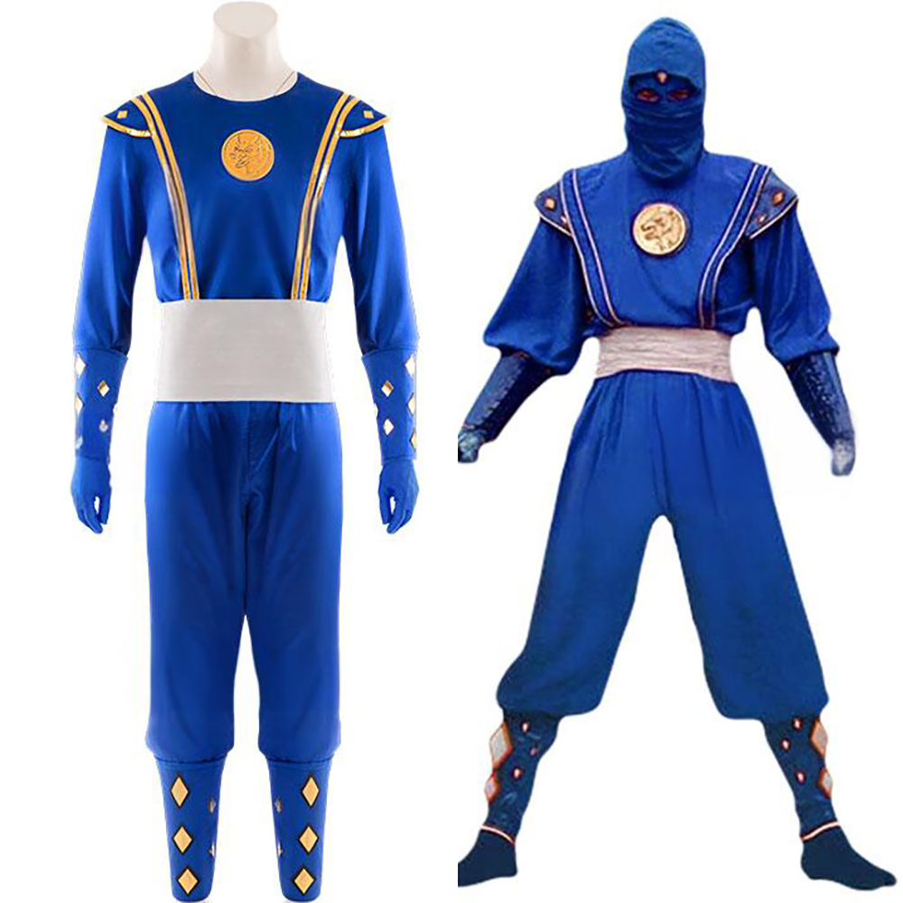 Power Rangers Blue Ninjetti Ranger Blue Ninja Ranger Cosplay Costume